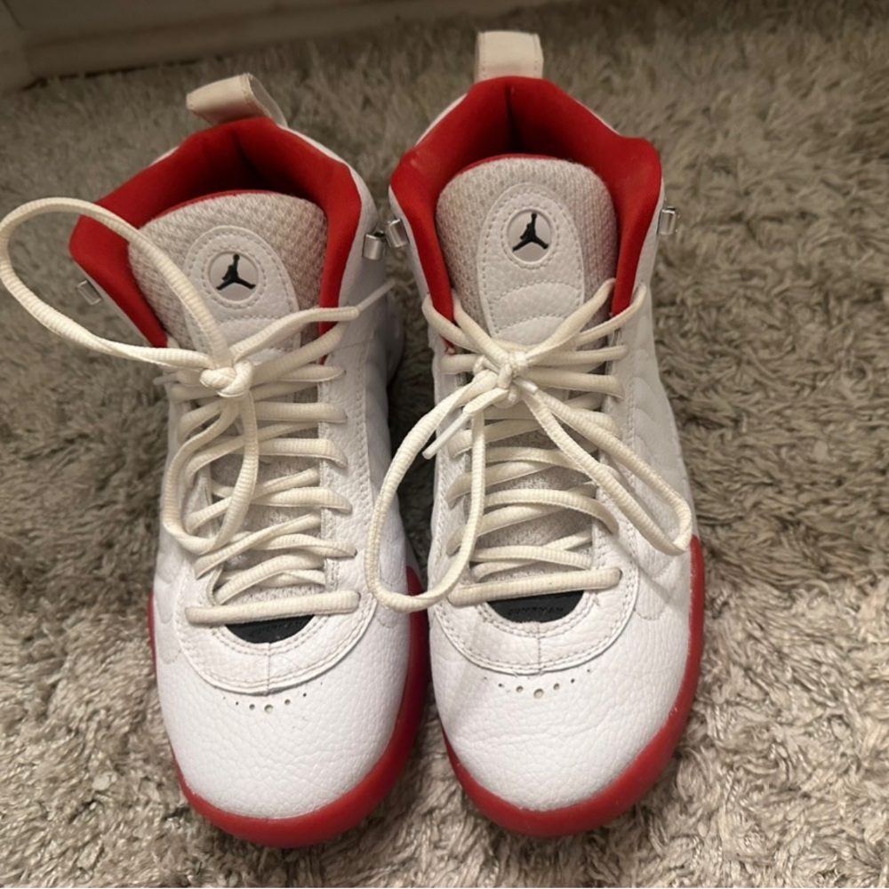 Red and White Jordan’s
